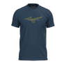 Mizuno ATHLETICS MIZUNO T-SHIRT Blue wing teal